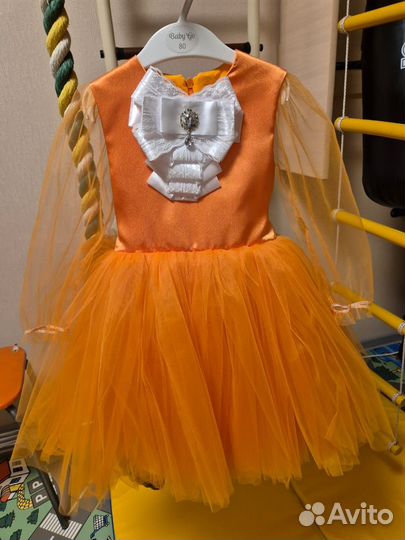 Платье для девочки лисичка 104