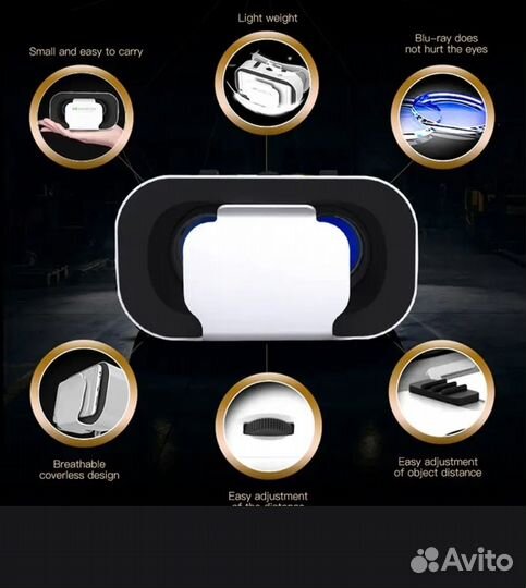 Шлем виртуальный реальности 3D VR