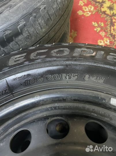 Летние колеса r15 бу bridgestone ecopia