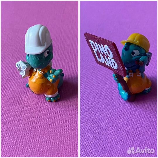 Киндер игрушки Динозавры-строители
