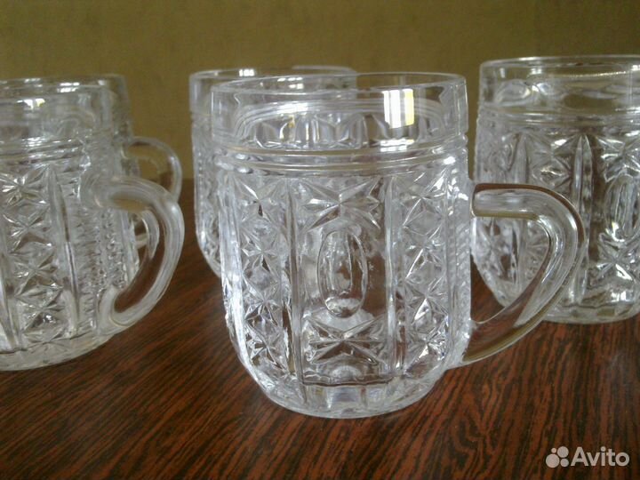 Салатник, бокалы, стаканы, блюдо, хрусталь, СССР