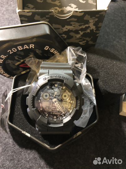 Casio G-shock GA-100CF (комуфляж, новые)