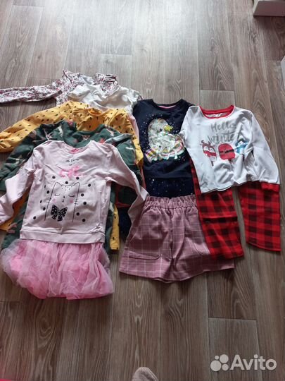 Вещи пакетом на девочку 116 122