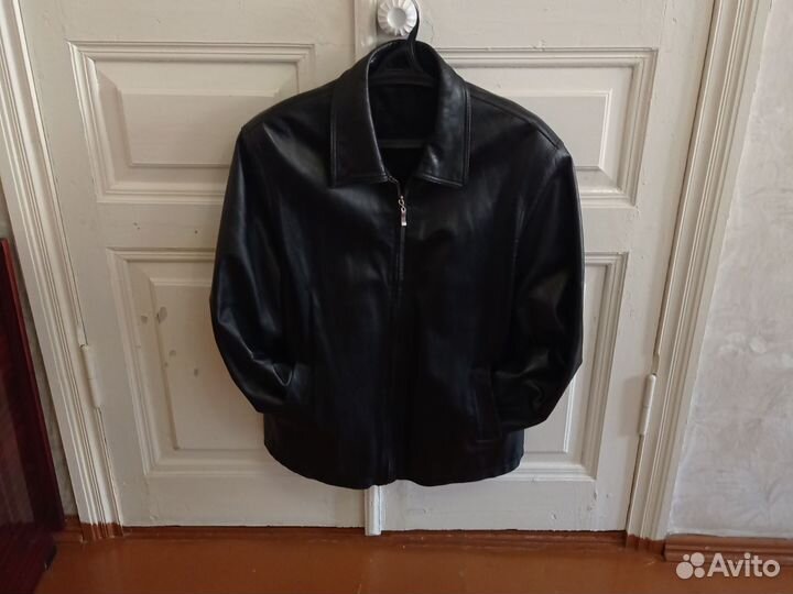 Кожаная куртка мужская