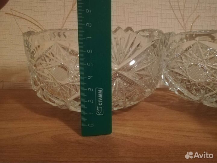 Салатник хрустальный