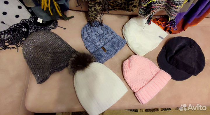 Шапка и шарф женские