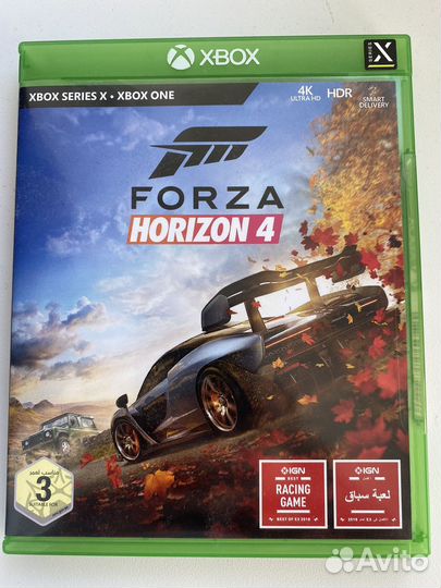 Forza horizon 4 xbox one диск