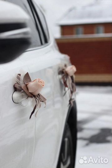 Свадебные украшения на машину аренда