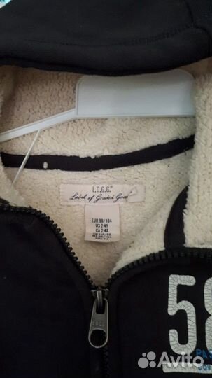 Пакет. Толстовка нм утеплен., вельвет. джинсы 98см