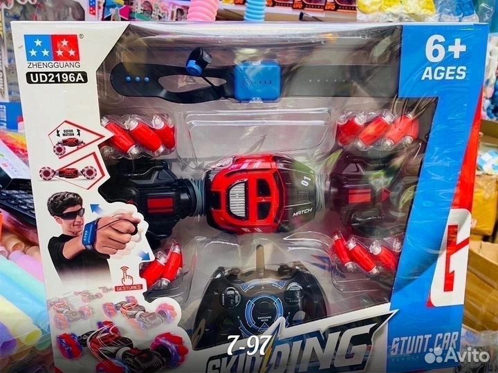 Машинка перевертыш управления жестами