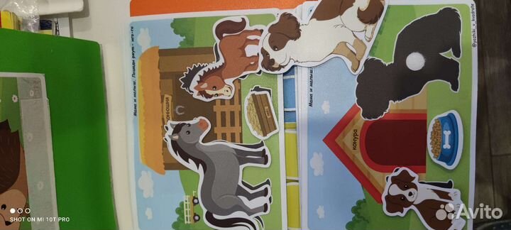 Развивающие игровое пособие для детей на липучках