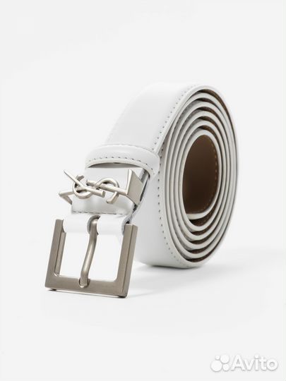 Ремень YL белый трендовый