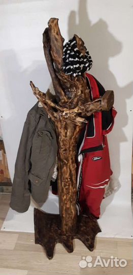 Вешалка напольная деревянная