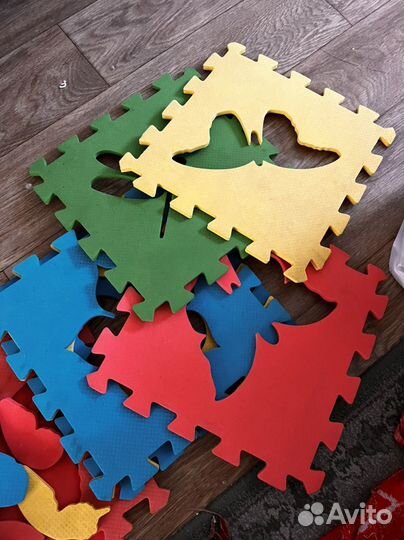 Коврик пазл 9 больших плиток