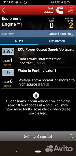 OBD2 Cummins Газель/Соболь Бизнес