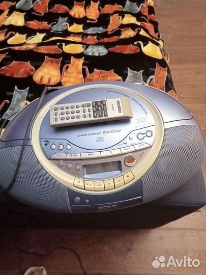 Sony CD, MP3, cassette с пультом