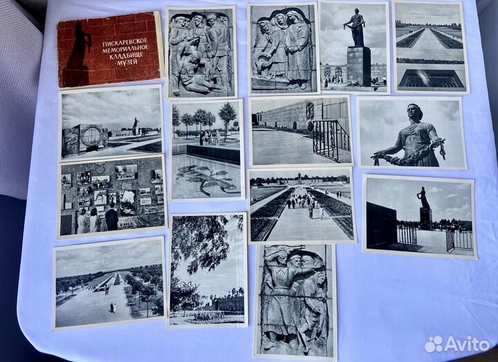 Наборы открыток СССР открытки Кижи, Пенаты и др
