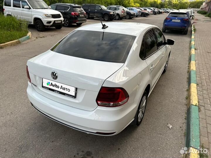 Volkswagen Polo 1.6 AT, 2017, 160 765 км