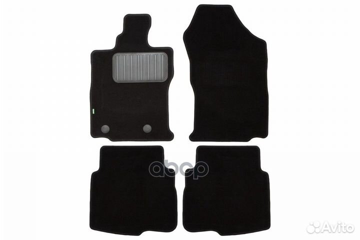 Коврики в салон 4 шт текстиль Standard klever02