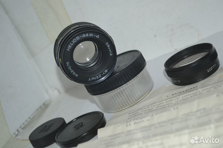 Объектив Гелиос-44М-4+ан-2+переходник на EOS