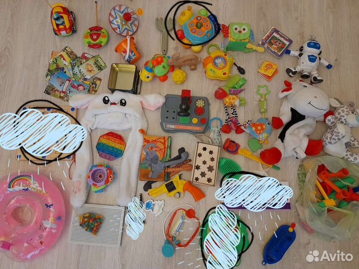 Развивающие,музыкальные игрушки,грызунки,киндеры