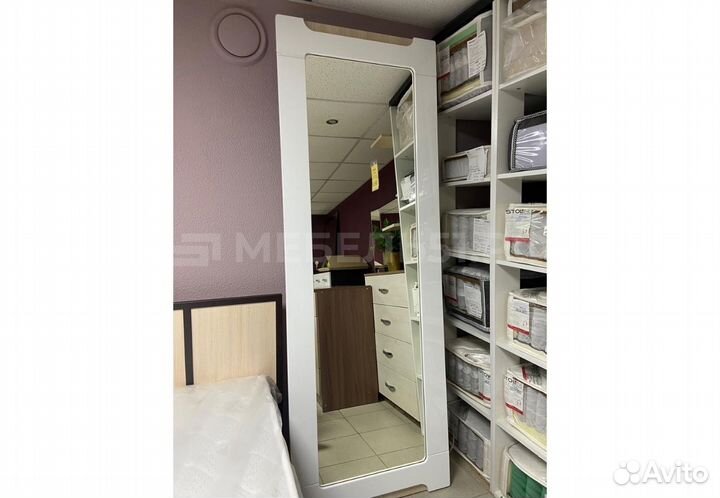 Зеркало ростовое с опорой палермо Ясень Шимо светл