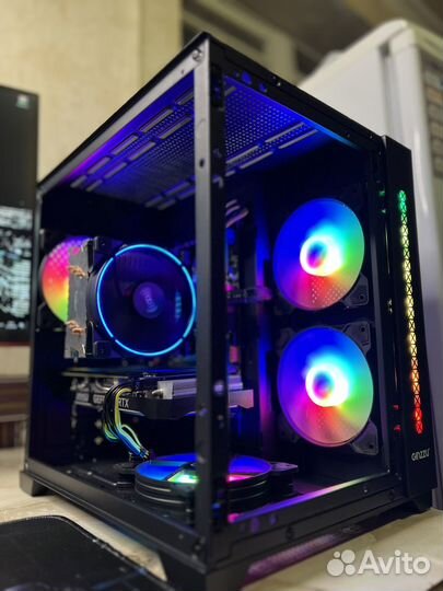 Мощный intel 14/28 ядер rx 590 8gb 32gb ssd256