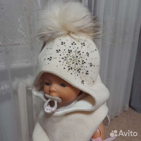 Шапки детские для девочек 54-56