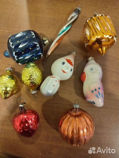 Елочные игрушки СССР