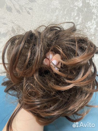 Шиньон резинка пучок новая