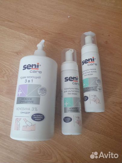 Seni Care Шампунь-пенка и крем 3 в 1