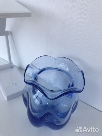 Ваза Бутон.Чешское стекло