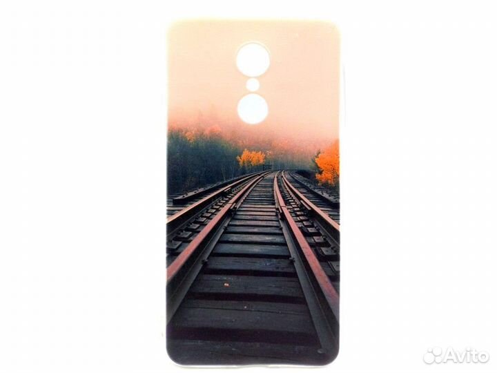 Чехол Xiaomi Redmi 5 накладка/силикон с принтом