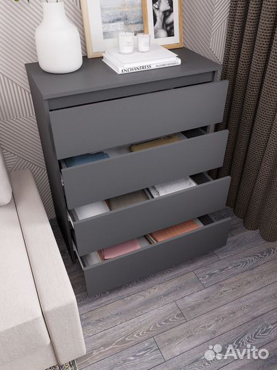 Комод Мори мк 800.4 Графит