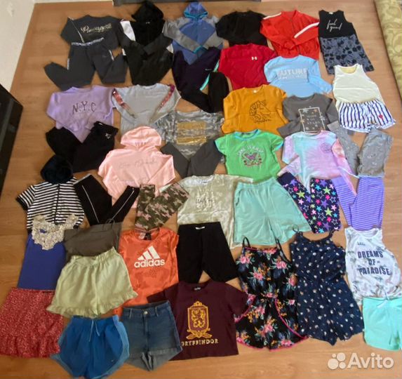 Вещи европейские пакетом р. 146-152