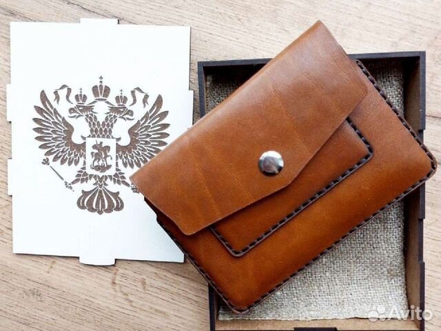 Обложка для автодокументов натуральная кожа