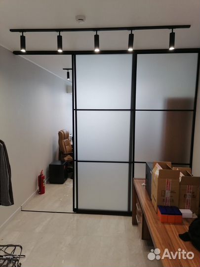 Раздвижные перегородки на заказ