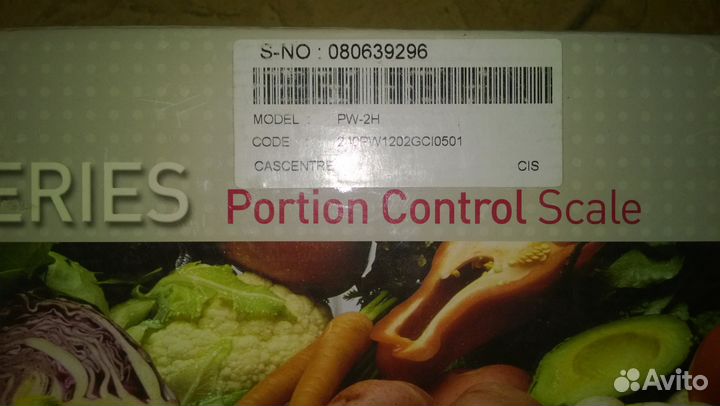 Весы порционные CAS PW-2H ER-JR-06CB Штрих-слим