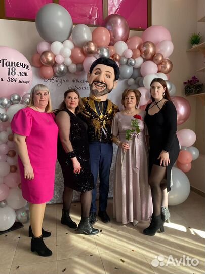 Ростовые куклы, поздравление, Шуточный стриптиз