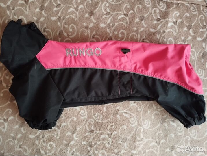 Дождевик для собаки девочки (38см по спинке)