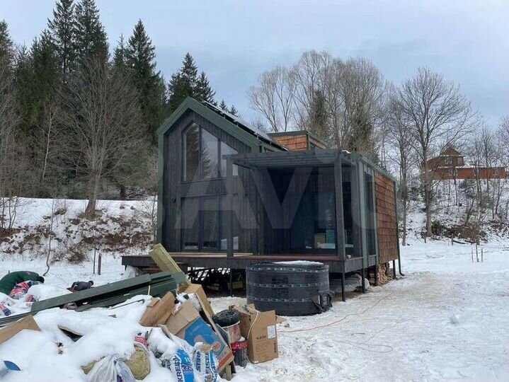 Коттедж 55 м² на участке 10 сот.