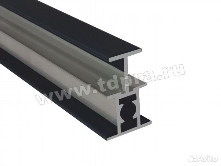 Софт Тач Черный Горизонтальный межсекционный профи