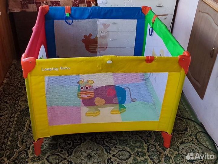 Большой детский манеж бу