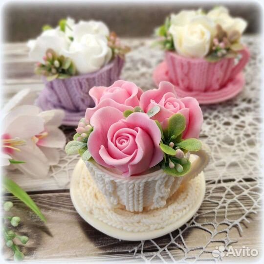 Мыло ручной работы 8 марта