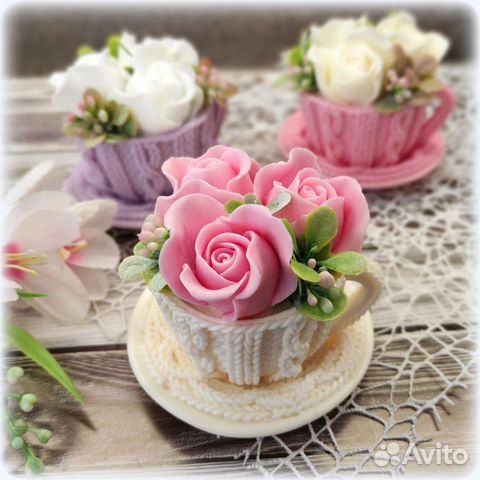 Мыло ручной работы 8 марта