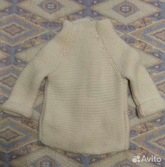 Стильное вязанное пальтоДля девочки