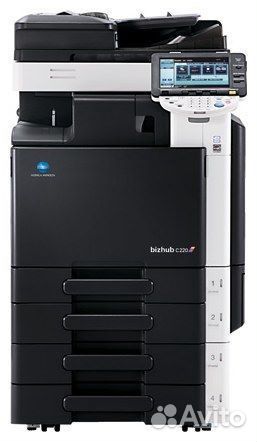 Цветной мфу Konica Minolta bizhub C220 принтер коп