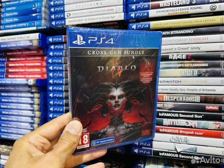 Diablo ps4 диск новый