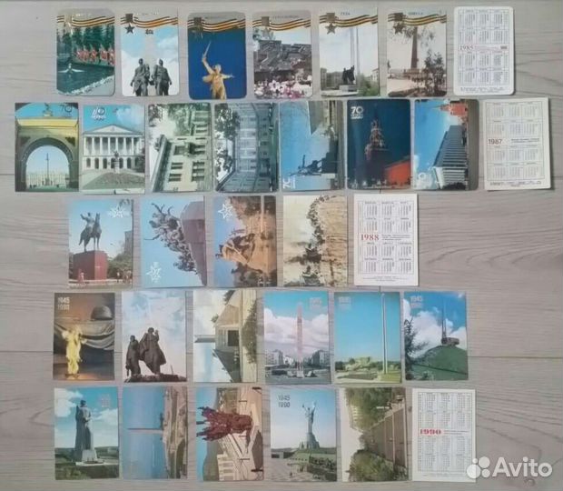 Карманные календарики СССР