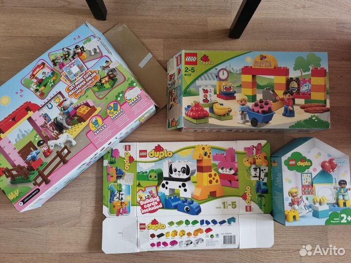 8 наборов lego duplo 311 деталей